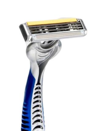 Бритва одноразовая gillette blue 3 с тремя лезвиями из японской стали5 фото