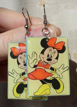 Серьги "менные маус"