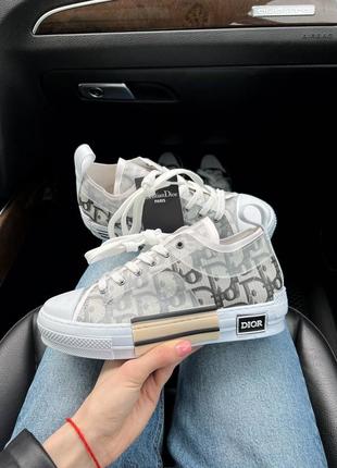 Кеди в стиле dior logo grey7 фото