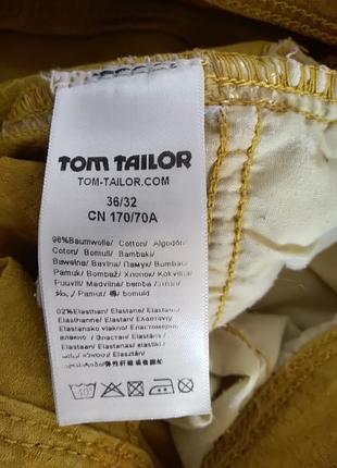 Штаны горчичного цвета tom-tailor5 фото