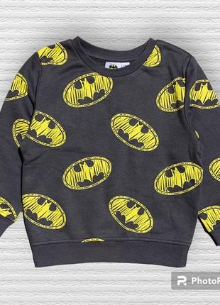 Primark  теплый свитшот batman кофта на флисе