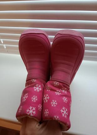 Термо сапожки ботинки зимний для девочки 23 размер5 фото