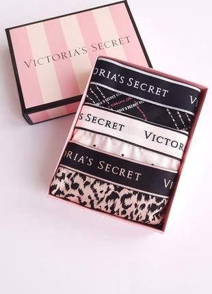 Набір трусиків вікторія сікрет victoria's secret оригінал3 фото