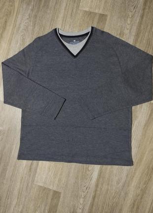 Мужская кофта / серый свитшот / marks & spencer / пуловер / свитер / мужская одежда / чоловічий светр /