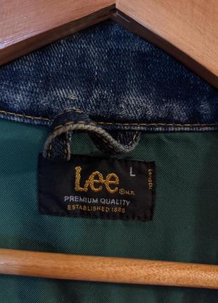 Джинсовый пиджак куртка джинсовка селвидж lee rider selvedge selvage5 фото