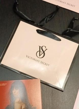 Пакет подарочный пакетик с розовой бумагой s victoria's secret виктория сикрет вікторія сікрет2 фото