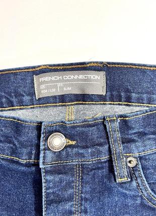 Мужские джинсы french connection / размер l / синие джинсы / мужские джинсы / мужские брюки / мужские синие джинсы / мужские джинсы / джинсы3 фото