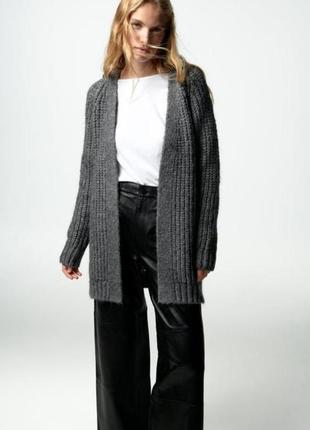 Кардиган zara h&m mango bershka шерстяной