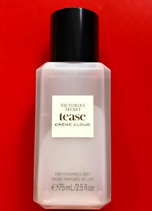 Оригинальный парфюм мини мист парфюмированный спрей tease creme cloud victoria’s secret travel mist 754 фото