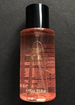 Оригинальный парфюм мини мист парфюмированный спрей bare rose от victoria’s secret travel mist 75 m