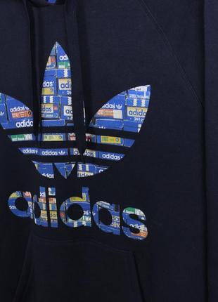 Мужская кофта худи adidas originals box logo4 фото