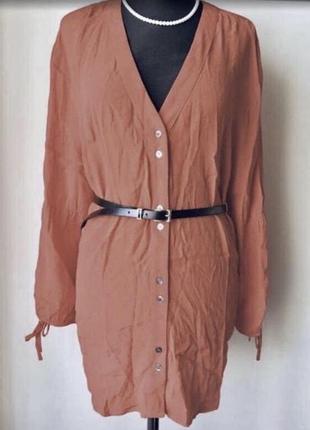 Рубашка из вискозы батал