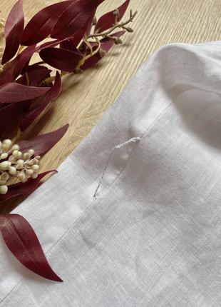 Сорочка лляна 100% льон медичний халат5 фото