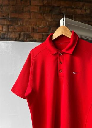 Nike court dri-fit vintage men’s red polo shirt винтажное поло2 фото