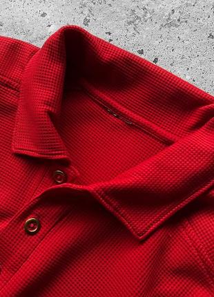 Nike court dri-fit vintage men’s red polo shirt винтажное поло8 фото