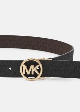 Жіночий оригінальний ремінь, двосторонній пояс michael kors3 фото