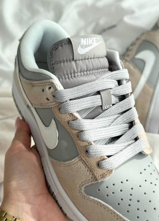 Кроссовки nike dunk wolf grey