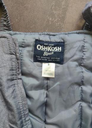 Зимові штани напів комбінезон для хлопчика oshkosh 8 років4 фото