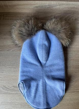 Зимова шапка-шолом2 фото