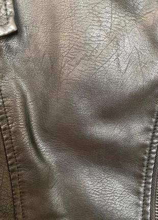 Куртка из искусственной кожи6 фото