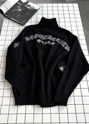 Кофта свитер chrome hearts оверсайз