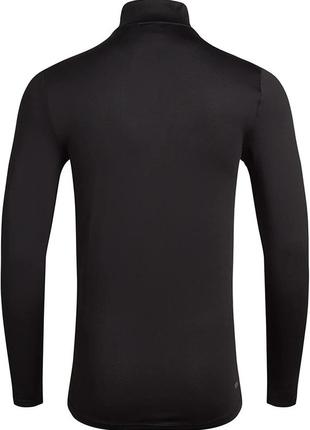 Чоловіча активна сорочка spyder – спортивний пуловер із довгими рукавами на блискавці black3 фото