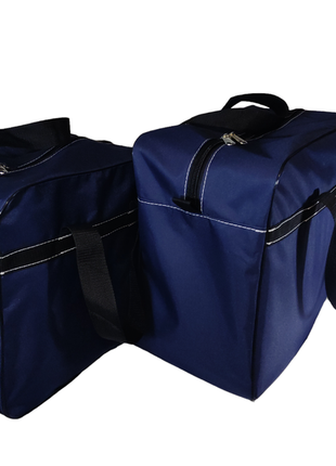Дорожная сумка соболь м 40x22x35 см 30 л синий2 фото