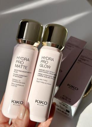 База под макияж kiko milano hydra pro glow и pro matte 50ml