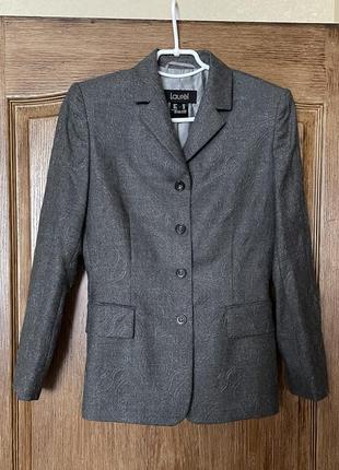 Laurel escada винтажный шерстяной жакет пиджак1 фото