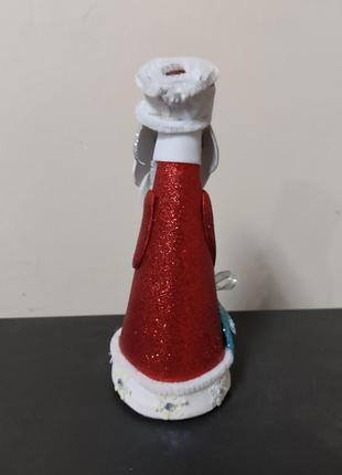 Интерьерные куклы дед мороз и снегурочка ручная работа (набор)