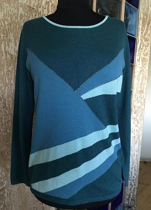 Тоненький ошатний светр, damart, розмір 44, 46 європейський.