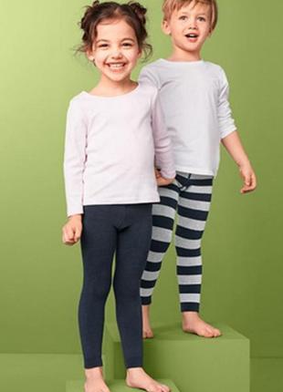 Махрові легінси підштанники лосини термо tcm tchibo 134-140 у смужку