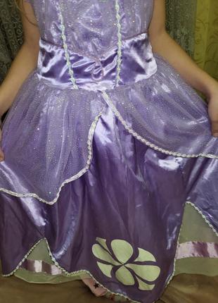 Платье принцесса софия на 9-10 лет7 фото