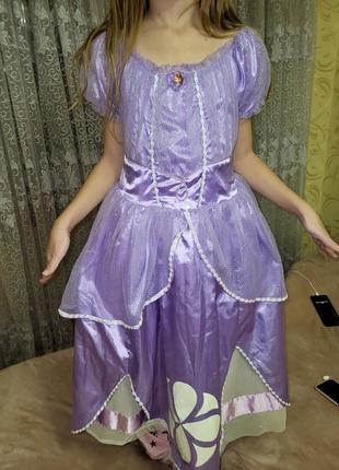 Платье принцесса софия на 9-10 лет5 фото