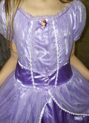 Платье принцесса софия на 9-10 лет3 фото