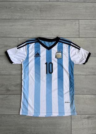 Футбольна футболка argentina lionel messi adidas jersey2 фото