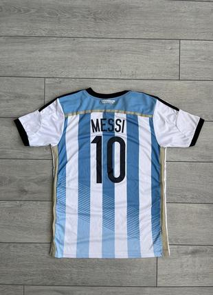 Футбольна футболка argentina lionel messi adidas jersey1 фото