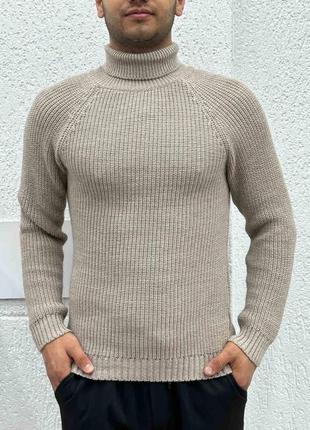 Мужской теплый свитер4 фото