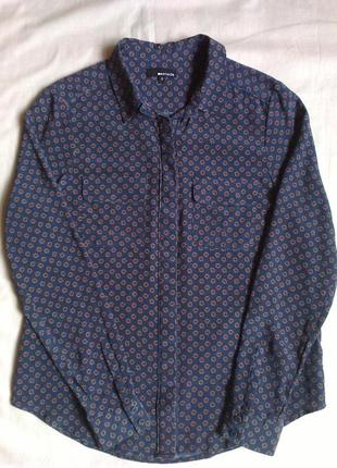 100%шелк блуза la made