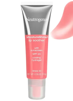 Зволожуючий сонцезахисний блиск для губ neutrogena moistureshine lip spf 20