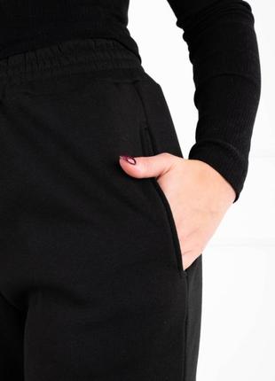 Женские утепленные спортивные брюки штаны на флисе теплые зима3 фото