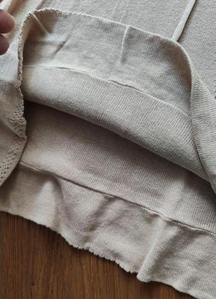 Брендовая натуральная с шелком 70% юбка 🔥nude3 фото