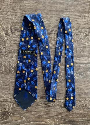 Lanvin paris ® шовкова краватка1 фото