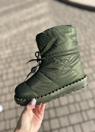 Дутіки холодна осінь - зима / черевики ❄️ дутики / чоботи женские теплые зима
