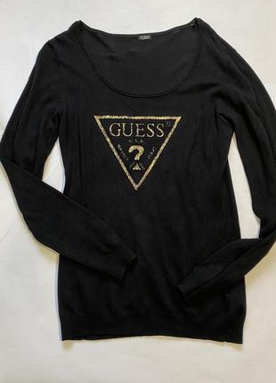 Чорний светр кофта guess оригінал жіночий весна осінь