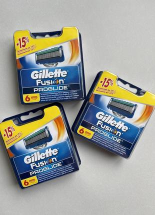 Gillette fusion5 proglide! 6штук! 100% оригинал!1 фото