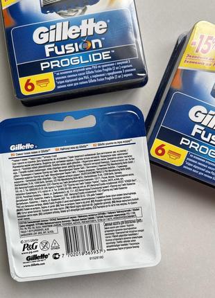Gillette fusion5 proglide! 6штук! 100% оригинал!2 фото