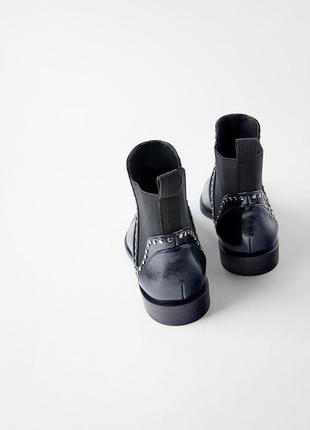 Новые ботинки zara 36 кож зам2 фото