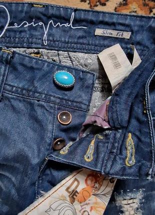 Брендовые фирменные женские джинсы desigual,оригинал,новые с бирками.4 фото