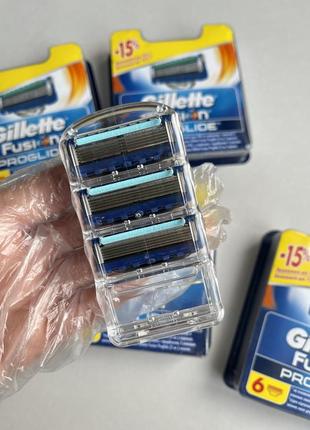 Gillette fusion5 proglide! 6штук! 100% оригинал!5 фото